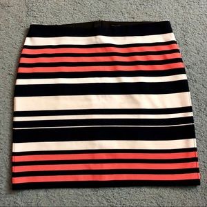 Ann Taylor striped skirt petite